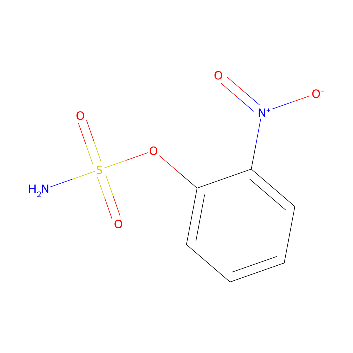 2-Nitrophenyl sulfamate molecular structure, CAS 253601-93-3