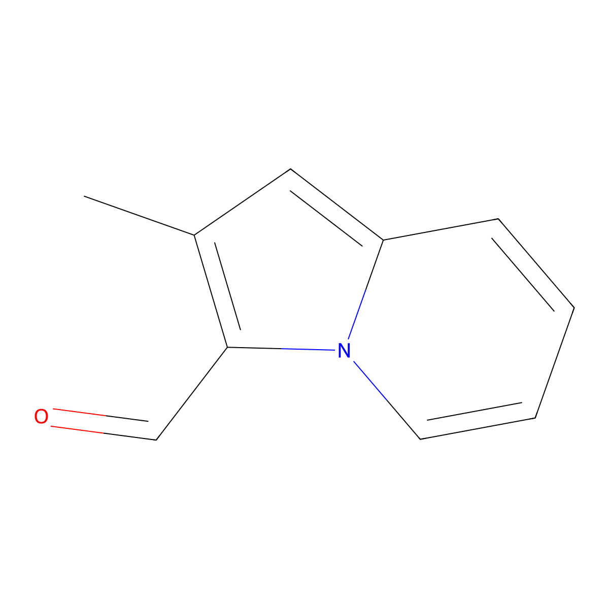 2-Methylindolizine-3-carbaldehyde molecular structure, CAS 25365-67-7
