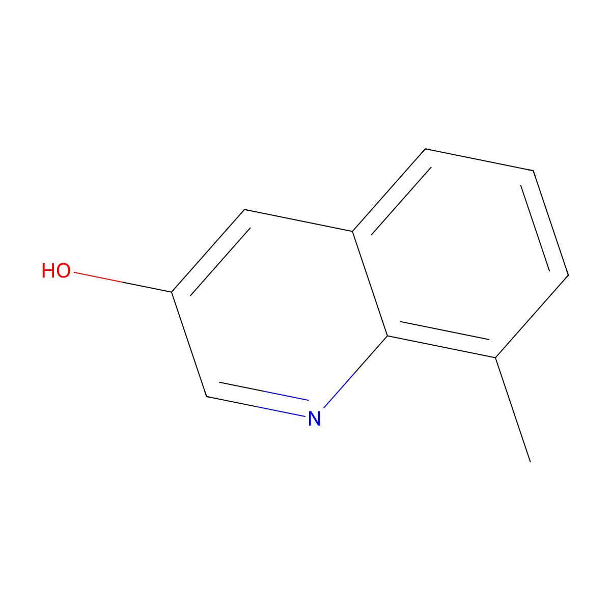 8-Methylquinolin-3-OL molecular structure, CAS 25369-30-6