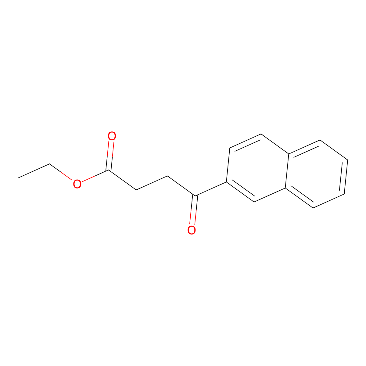 Ethyl 4-(2-naphthyl)-4-oxobutyrate molecular structure, CAS 25370-42-7