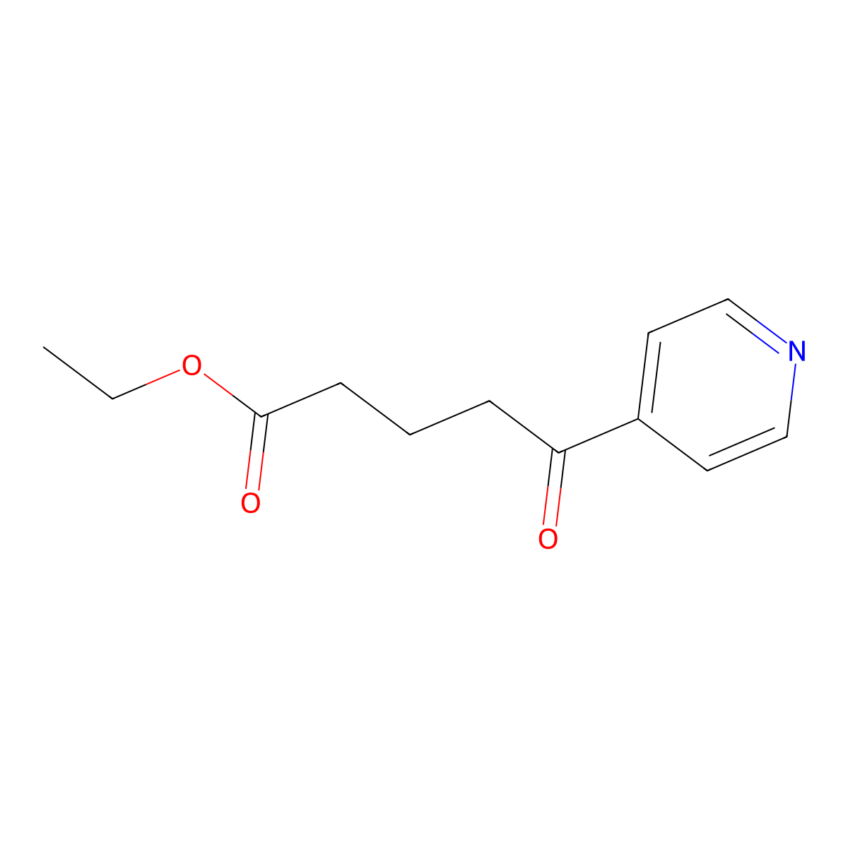 Ethyl 5-oxo-5-(4-pyridyl)valerate molecular structure, CAS 25370-47-2