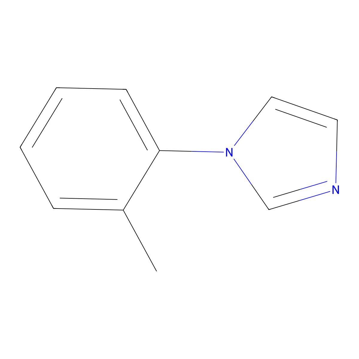 1-(2-Methylphenyl)-1H-imidazole molecular structure, CAS 25371-93-1
