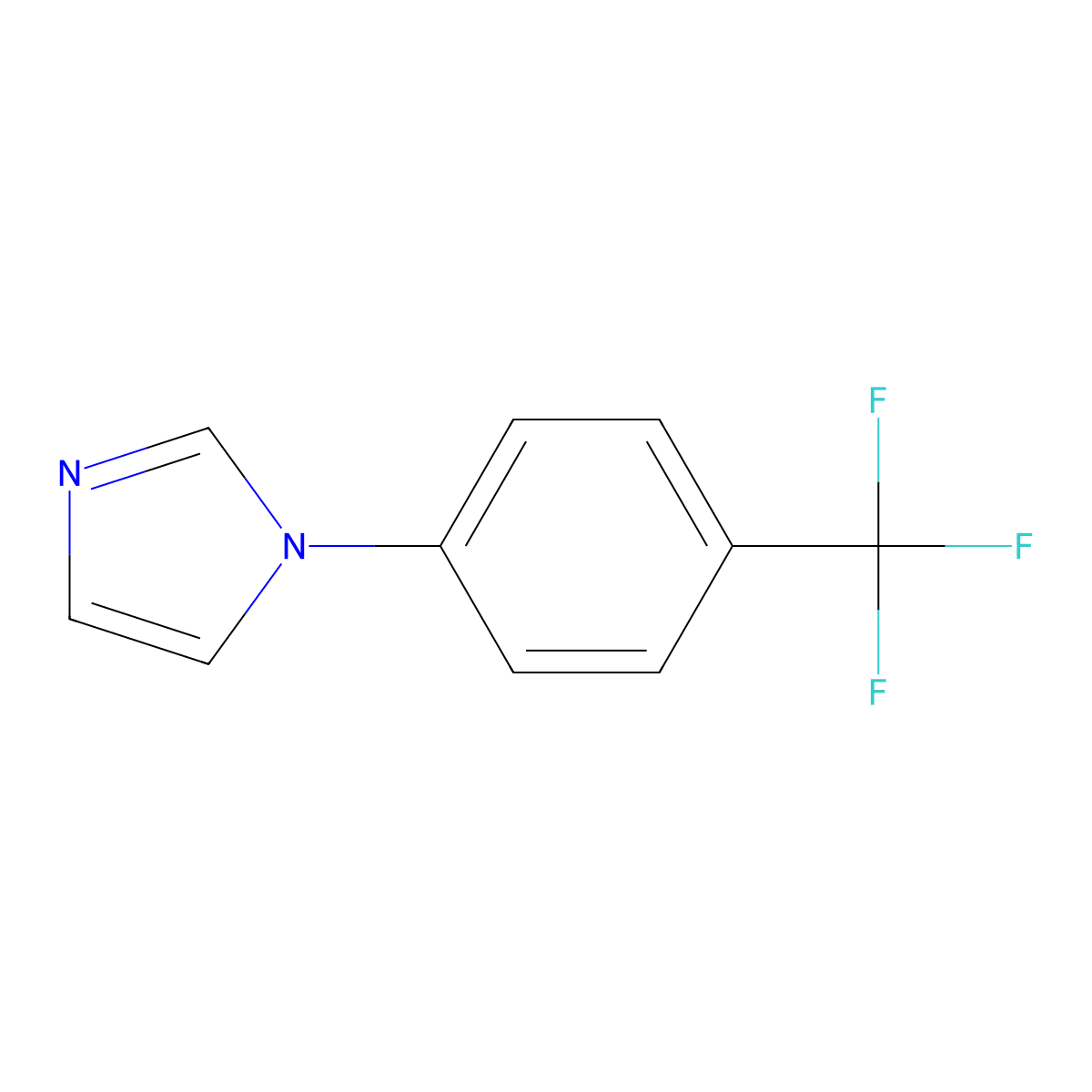 1-(4-Trifluoromethylphenyl)imidazole molecular structure, CAS 25371-98-6