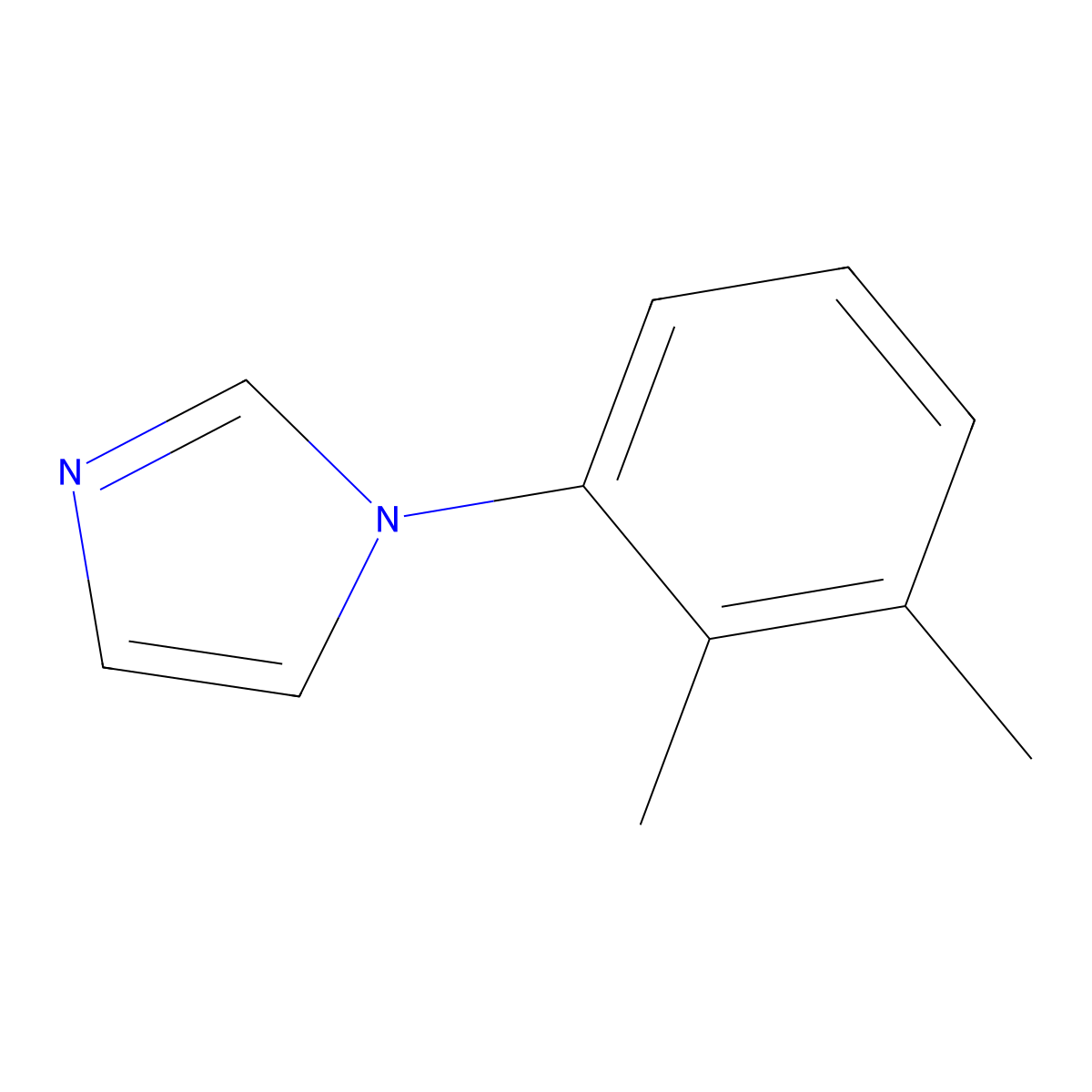1-(2,3-Dimethylphenyl)-1H-imidazole molecular structure, CAS 25371-99-7