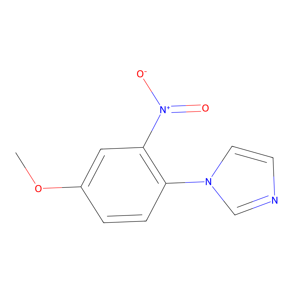 1-(4-Methoxy-2-nitrophenyl)-1H-imidazole molecular structure, CAS 25372-06-9