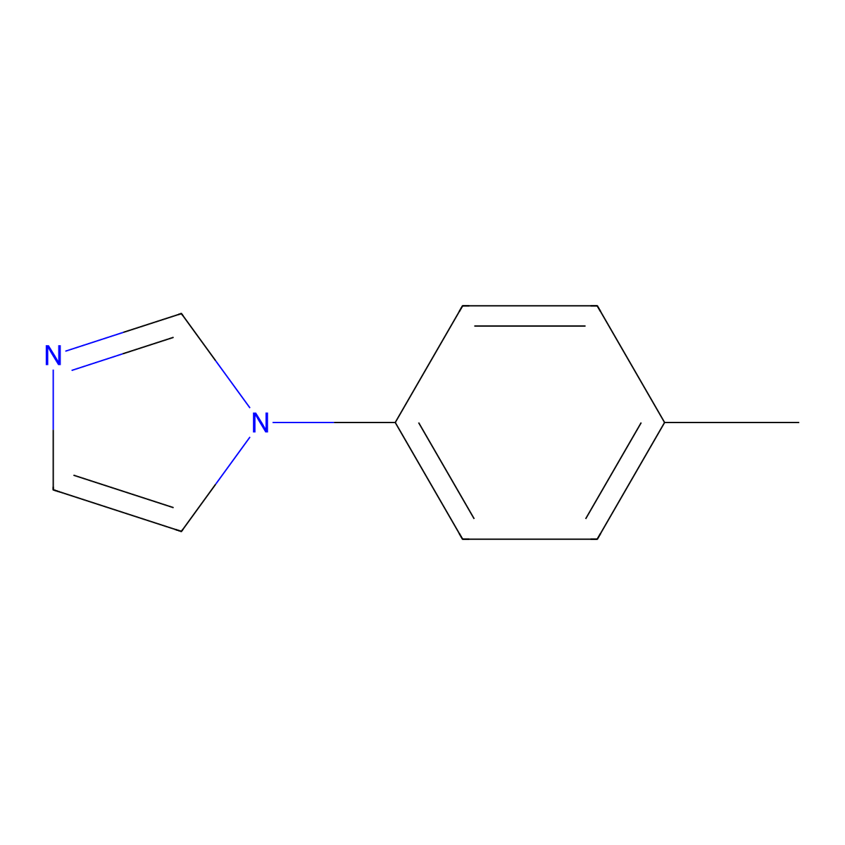 1-(4-Methylphenyl)-1H-imidazole molecular structure, CAS 25372-10-5