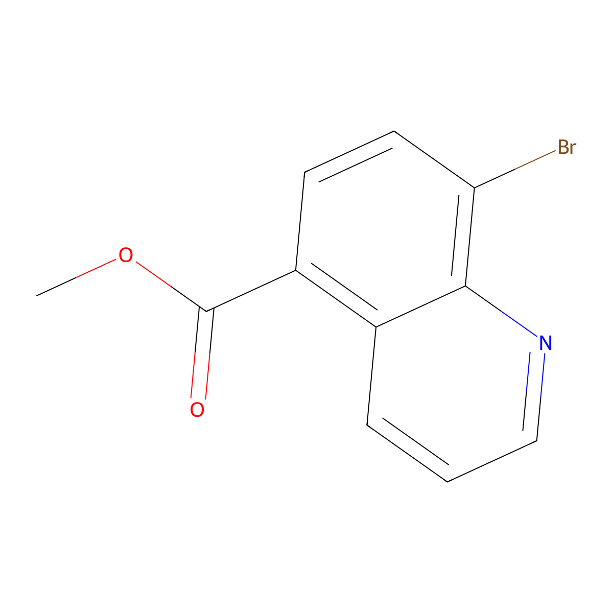 Methyl 8-Bromoquinoline-5-carboxylate molecular structure, CAS 253787-45-0