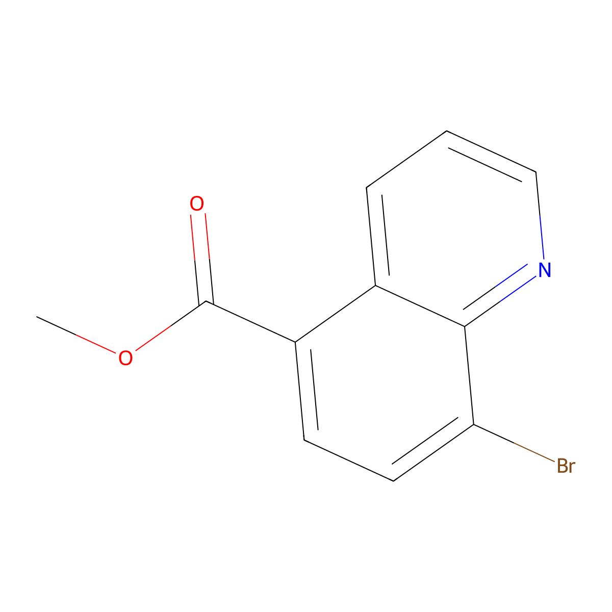 Methyl 8-Bromoquinoline-5-carboxylate molecular structure, CAS 253787-45-0