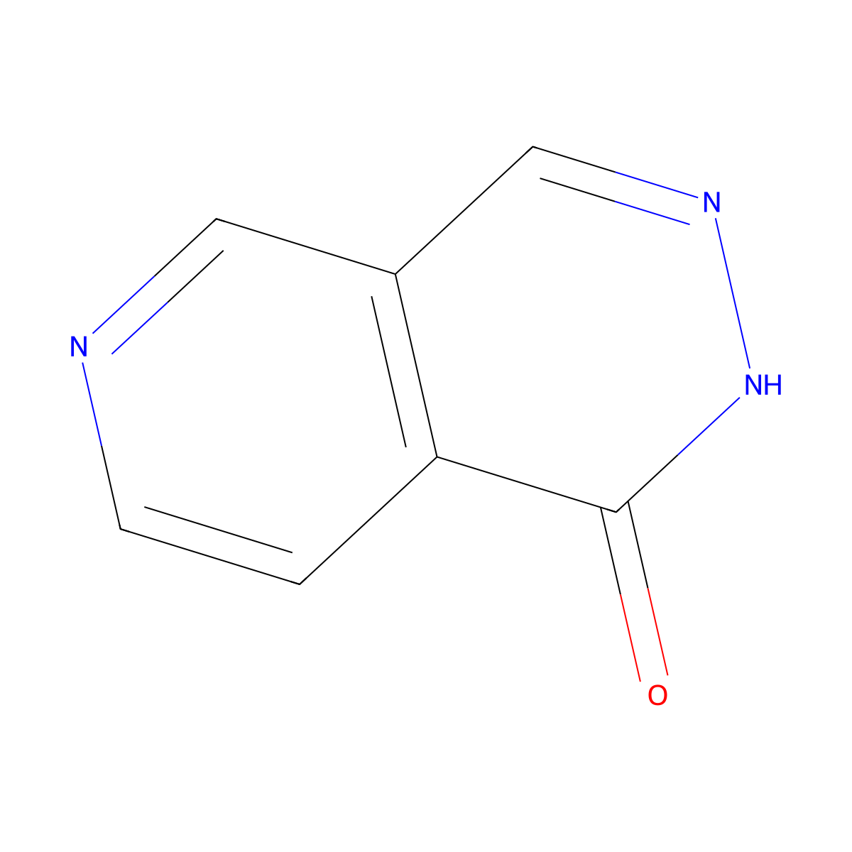 Pyrido[3,4-D]pyridazin-1(2H)-one molecular structure, CAS 25381-41-3