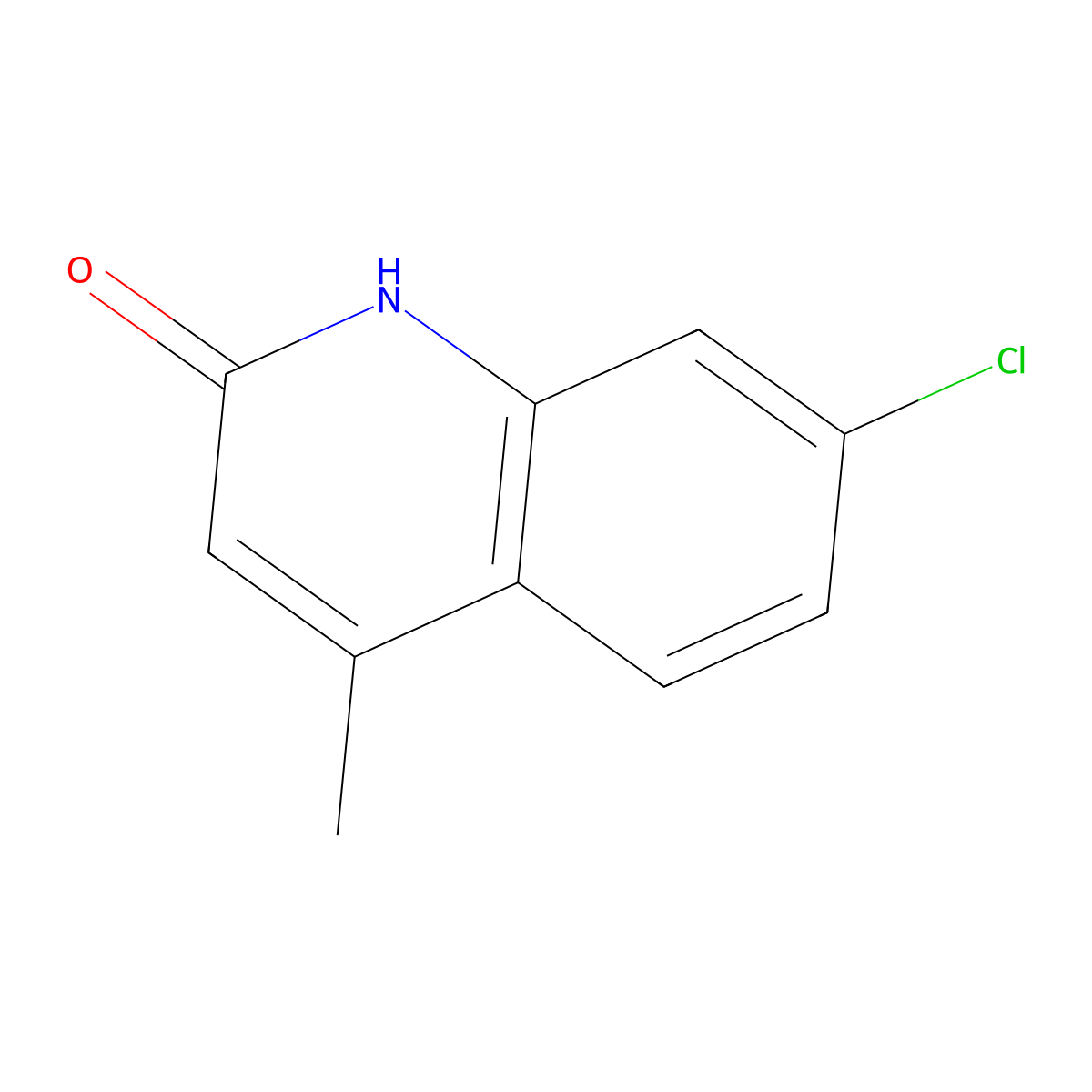 7-Chloro-4-methylcarbostyril molecular structure, CAS 2540-09-2