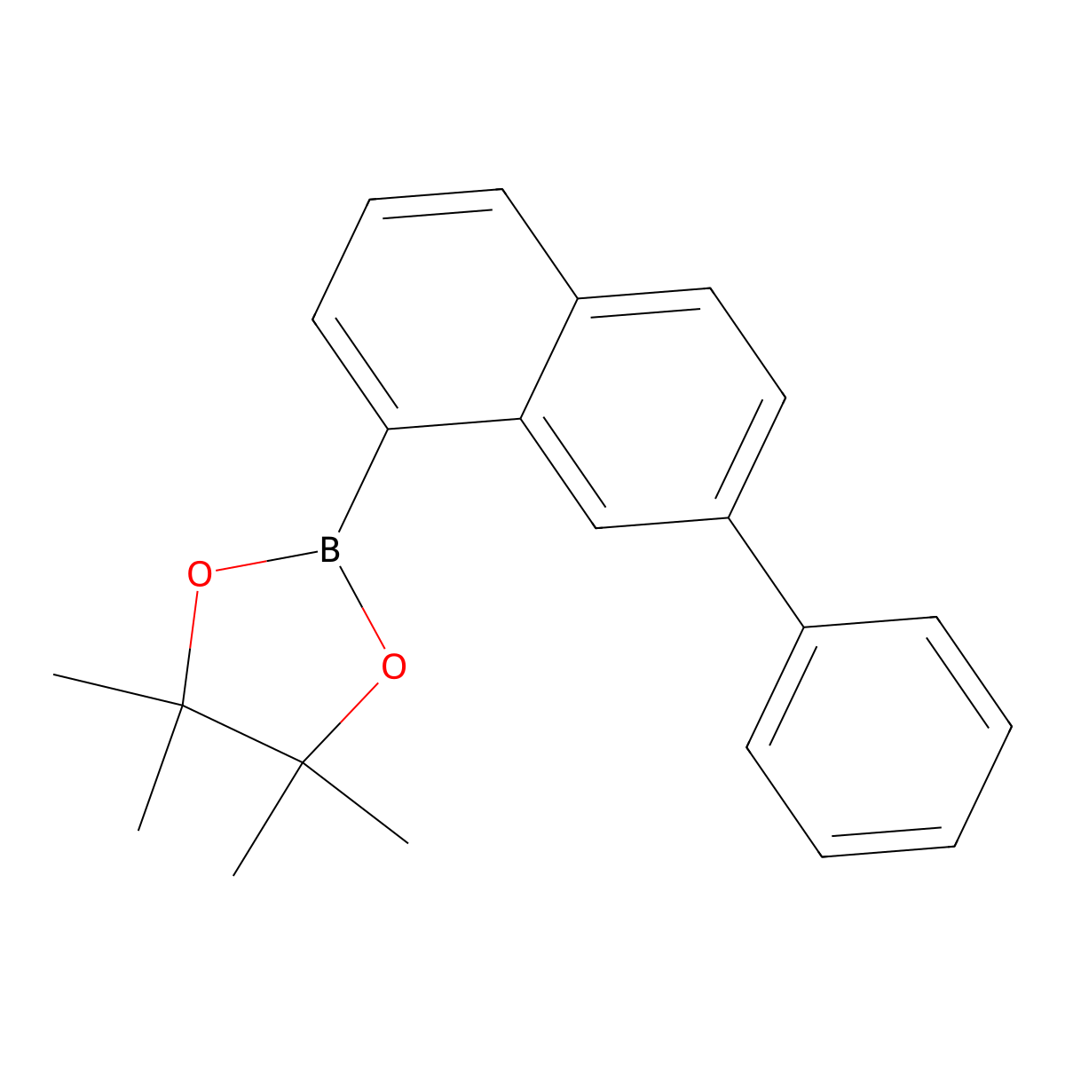 4,4,5,5-Tetramethyl-2-(7-phenylnaphthalen-1-yl)-1,3,2-dioxaborolane molecular structure, CAS 2540002-83-1