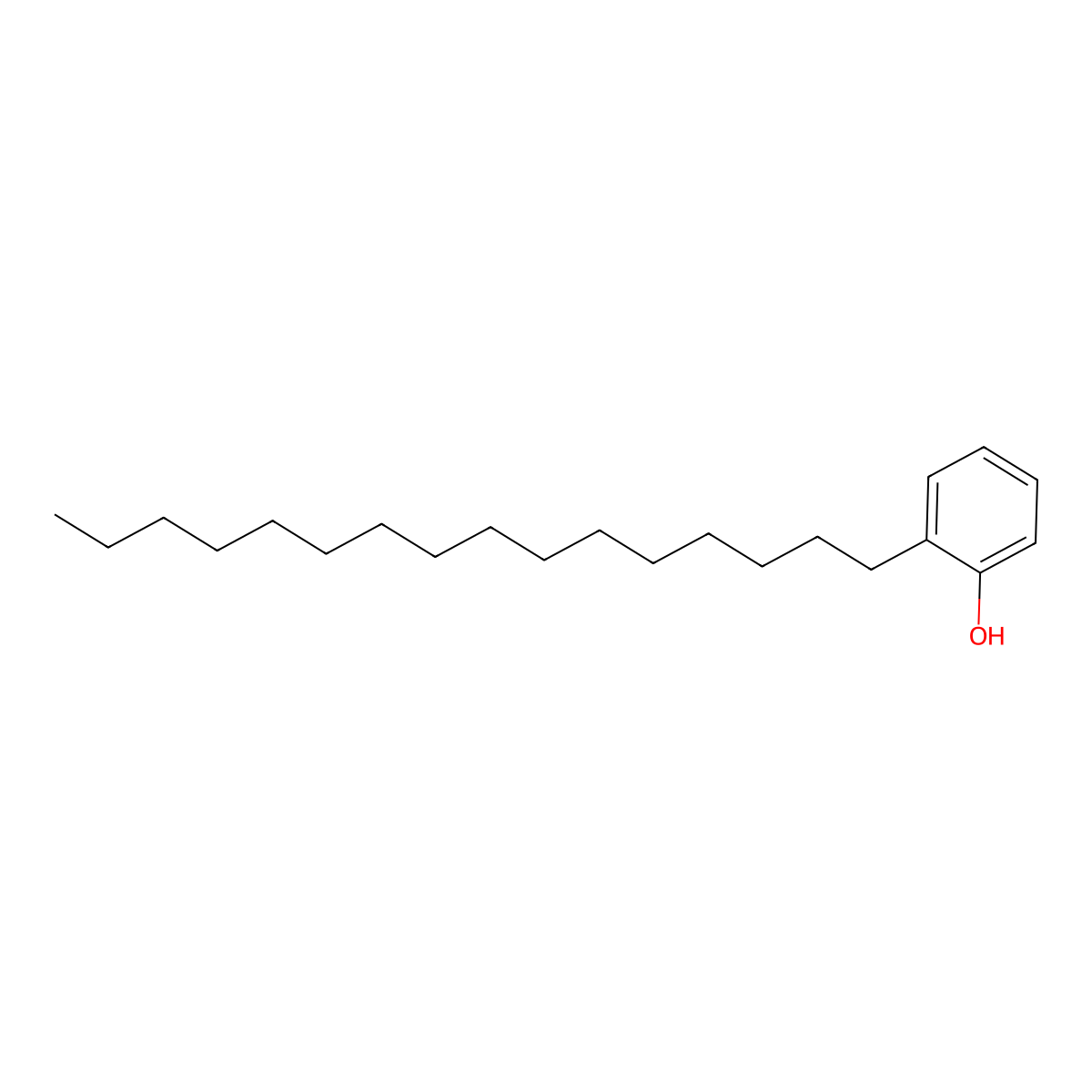 Phenol, 2-hexadecyl- molecular structure, CAS 25401-86-9