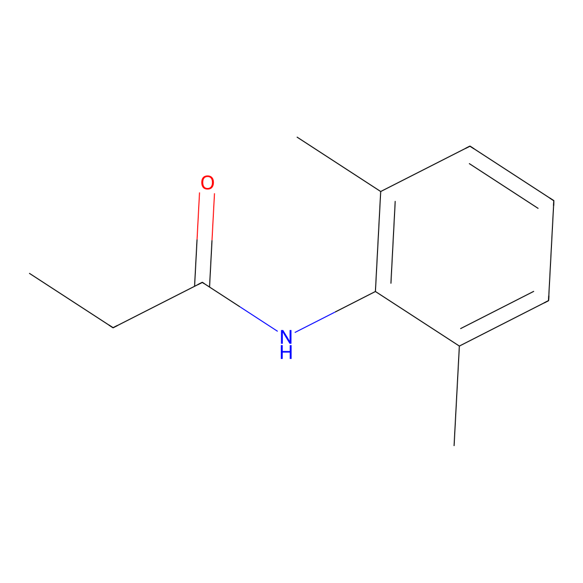 2',6'-Propionoxylidide molecular structure, CAS 25404-20-0