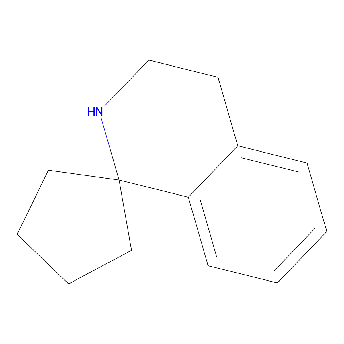 3',4'-dihydro-2'H-spiro[cyclopentane-1,1'-isoquinoline] molecular structure, CAS 2540749-45-7