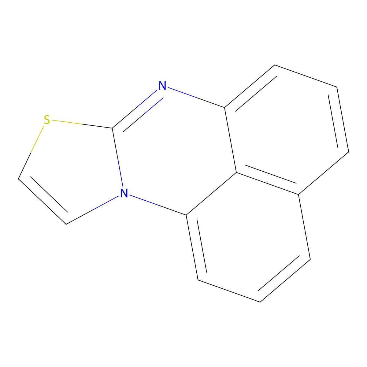 Thiazolo(3,2-a)perimidine molecular structure, CAS 25408-35-9