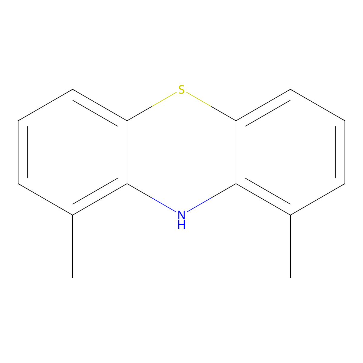 1,9-dimethyl-10H-phenothiazine molecular structure, CAS 254099-67-7