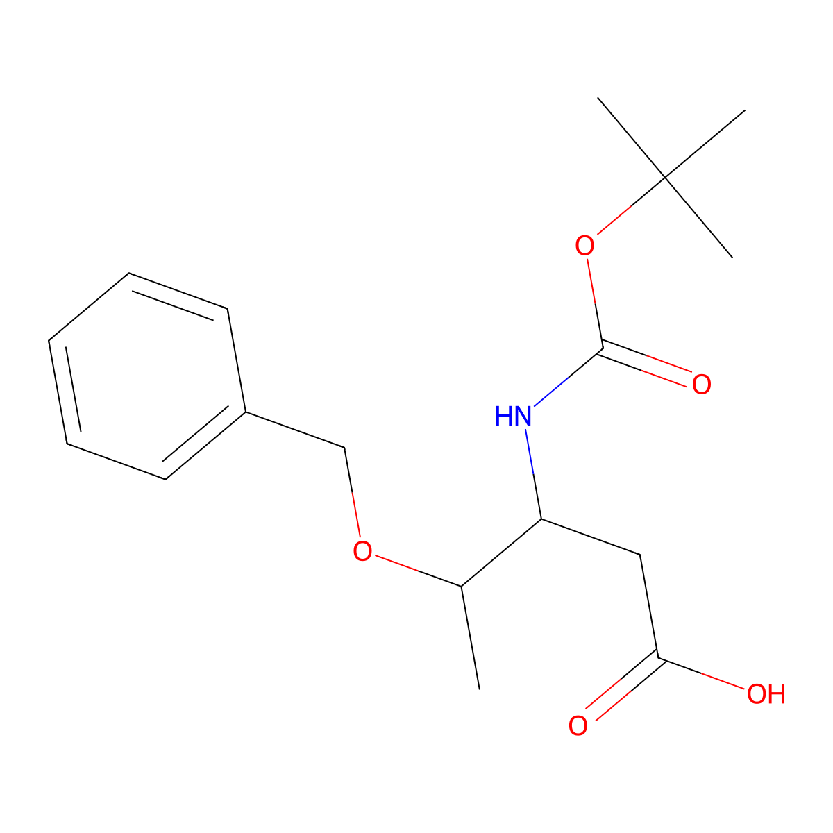 (3R,4R)-4-(Benzyloxy)-3-((tert-butoxycarbonyl)amino)pentanoic acid molecular structure, CAS 254101-11-6