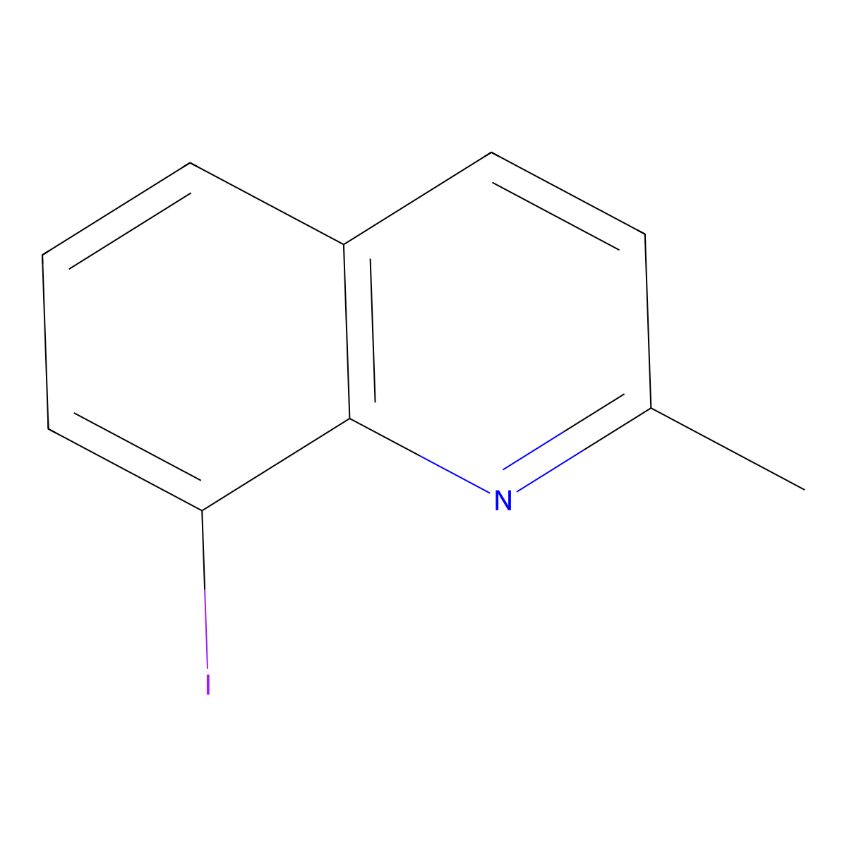 8-Iodo-2-methylquinoline molecular structure, CAS 254106-45-1
