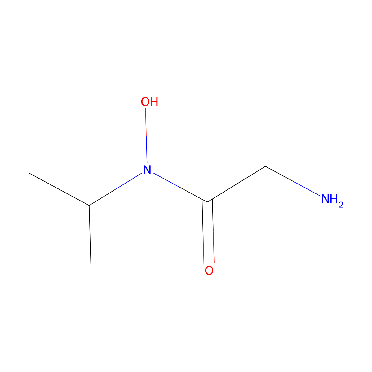 2-Amino-N-hydroxy-N-(propan-2-YL)acetamide molecular structure, CAS 254117-49-2