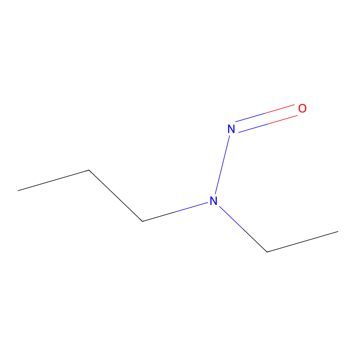 N-Ethyl-N-nitroso-1-propanamide molecular structure, CAS 25413-61-0