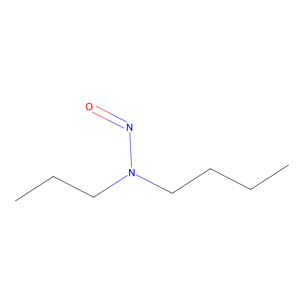 Butyl(nitroso)propylamine molecular structure, CAS 25413-64-3