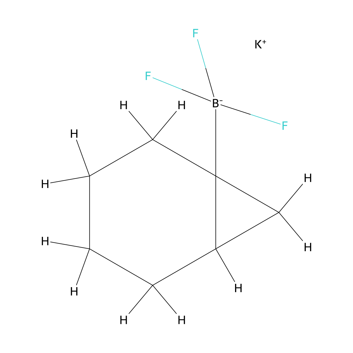Potassium{bicyclo[4.1.0]heptan-1-yl}trifluoroboranuide molecular structure, CAS 2542181-77-9