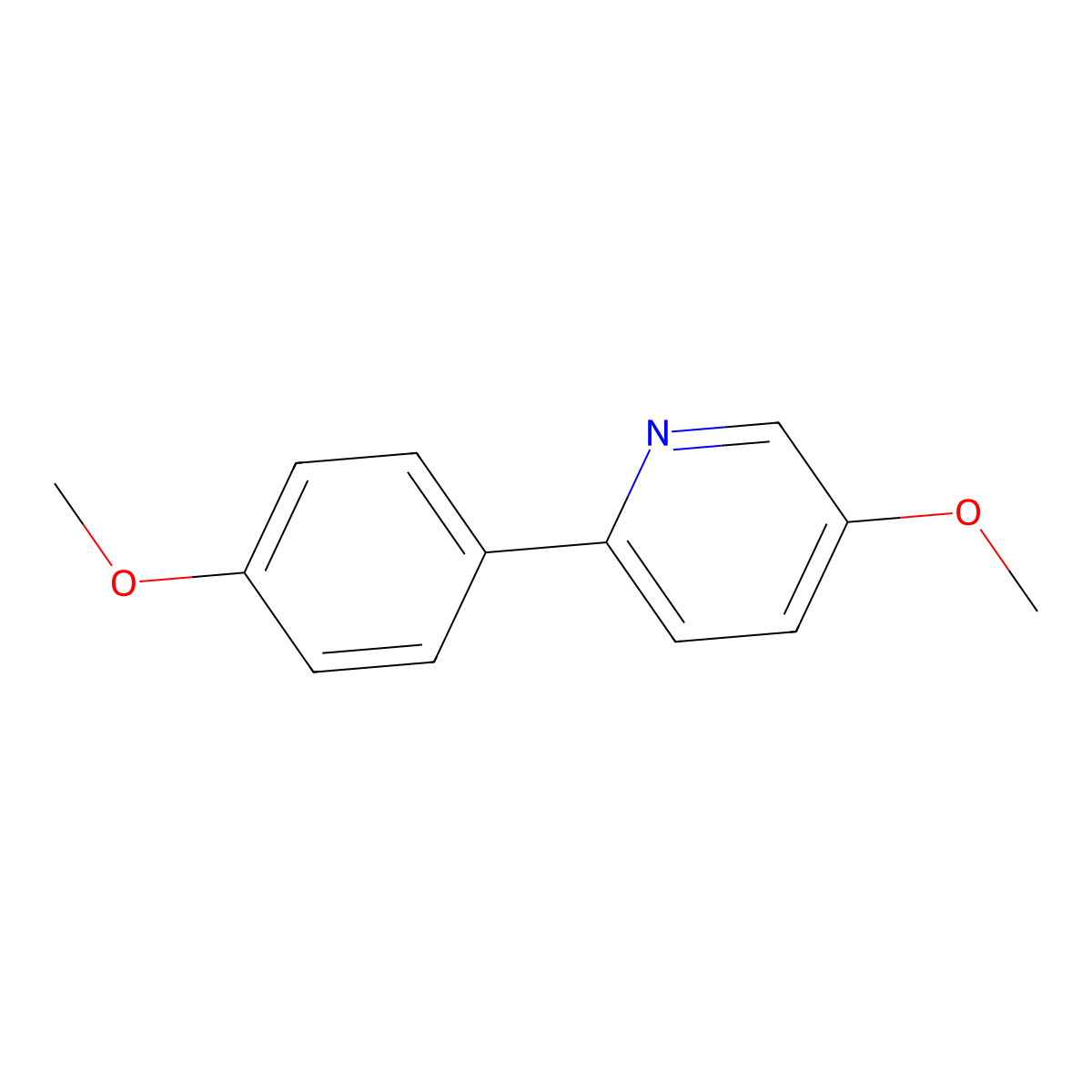 5-Methoxy-2-(4-methoxyphenyl)pyridine molecular structure, CAS 2542483-62-3