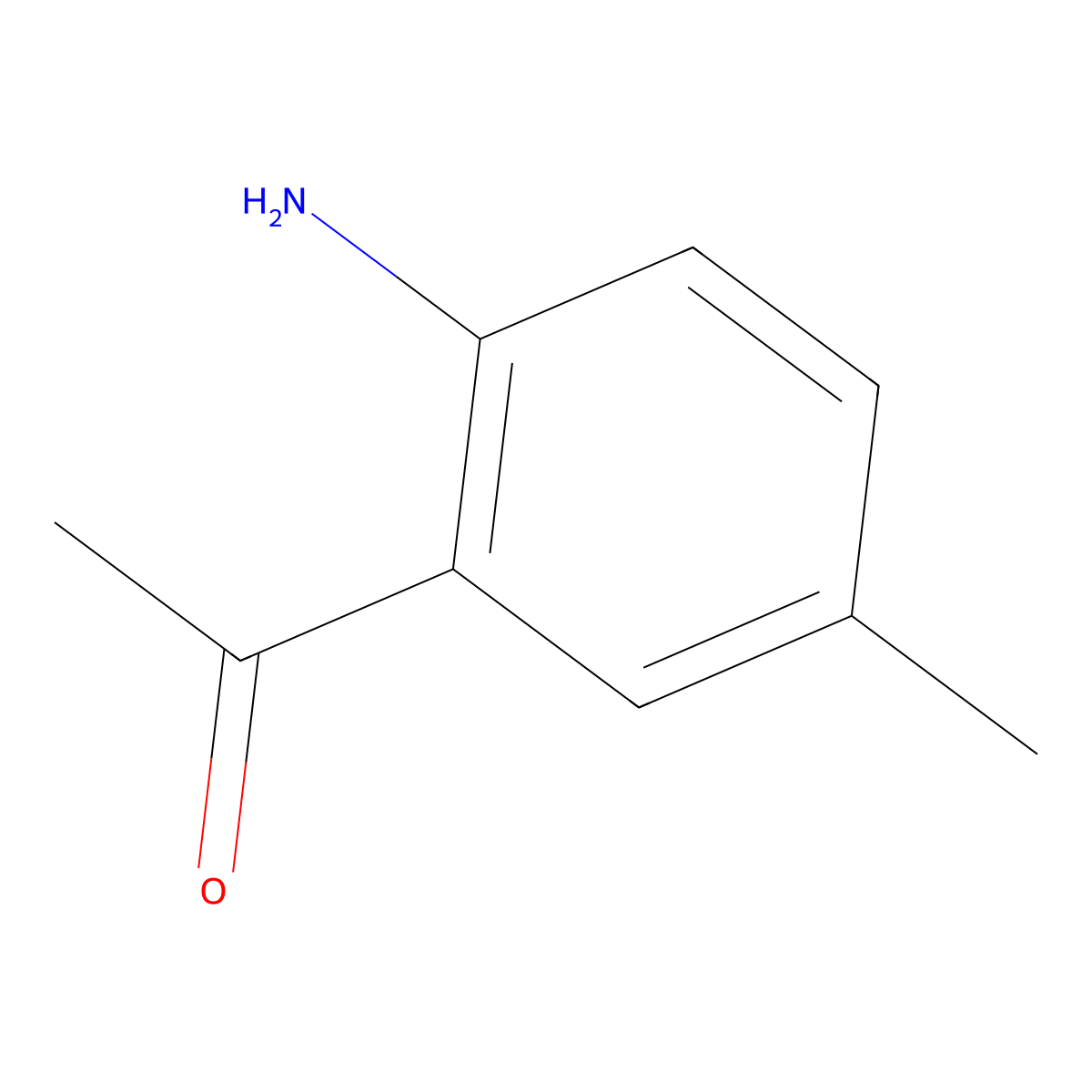1-(2-Amino-5-methylphenyl)ethanone molecular structure, CAS 25428-06-2