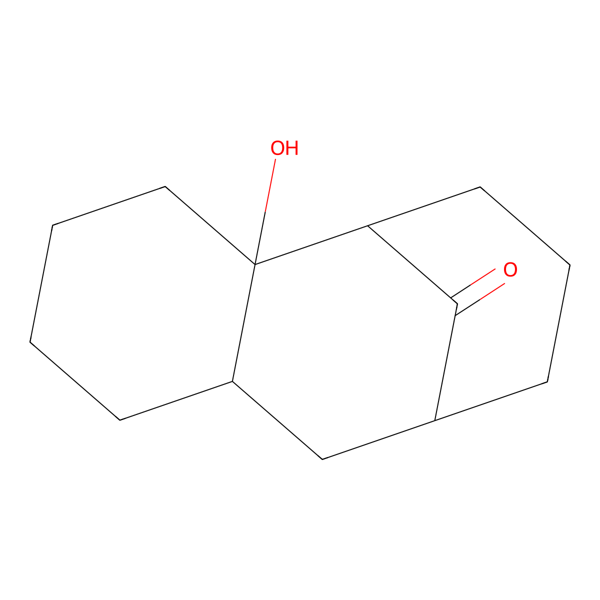2-Hydroxy-tricyclo[7.3.1.0*2,7*]tridecan-13-one molecular structure, CAS 2544-00-5