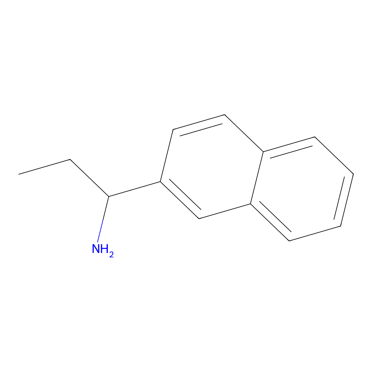 (S)-1-(Naphthalen-2-YL)propan-1-amine molecular structure, CAS 254437-90-6