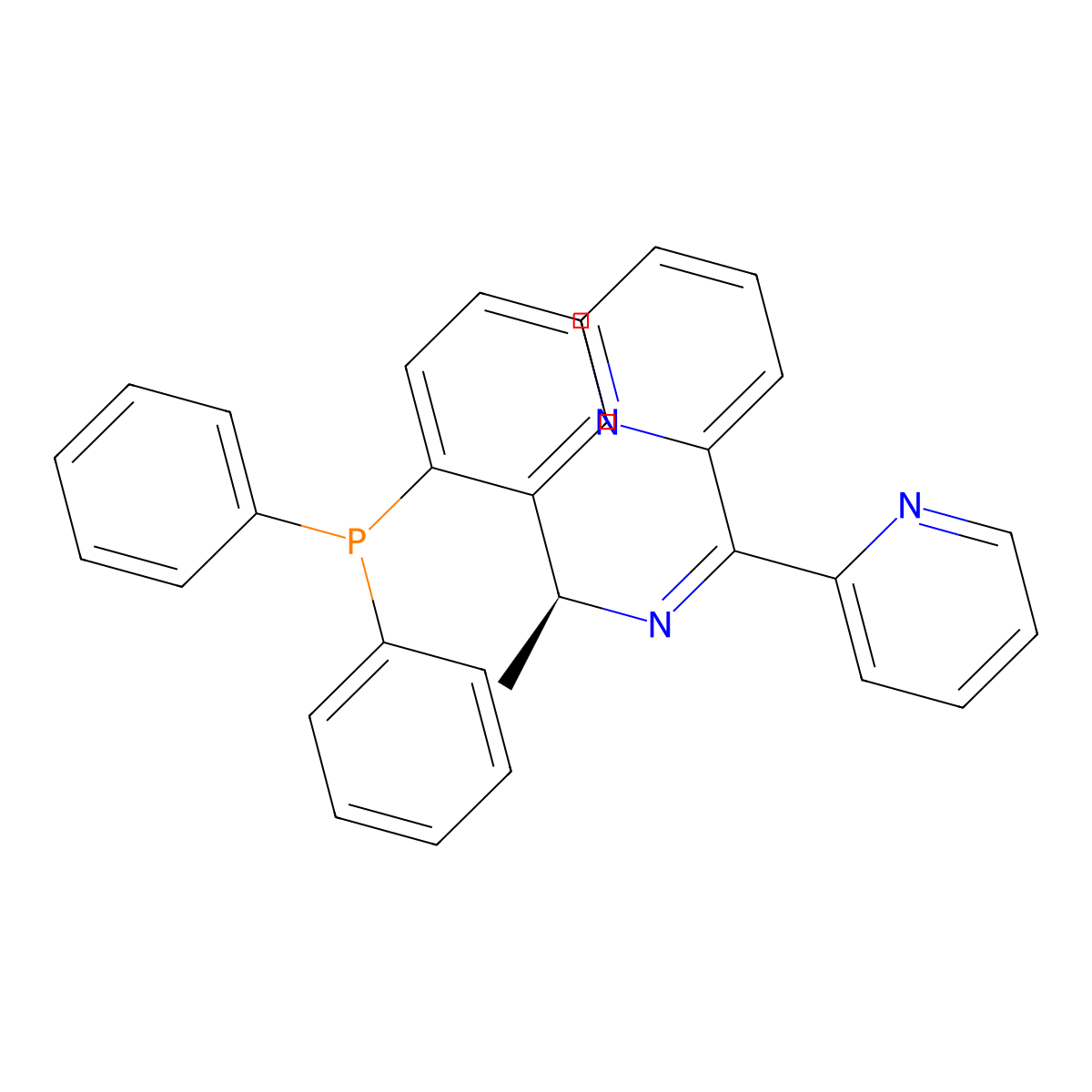 (S)-N-(1-(2-(Diphenylphosphaneyl)phenyl)ethyl)-1,1-di(pyridin-2-yl)methanimine molecular structure, CAS 2544382-35-4