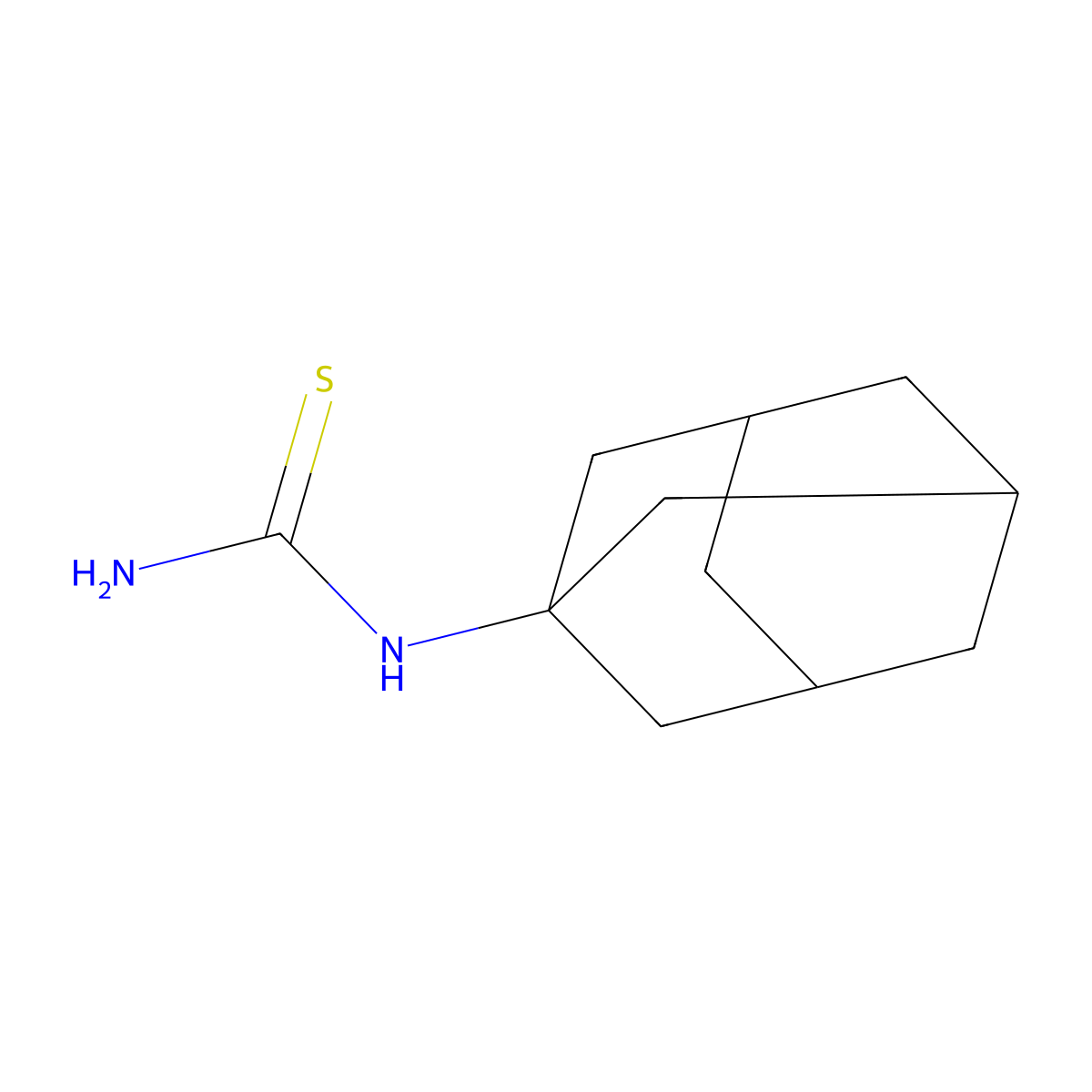 1-(Adamantan-1-yl)thiourea molecular structure, CAS 25444-82-0
