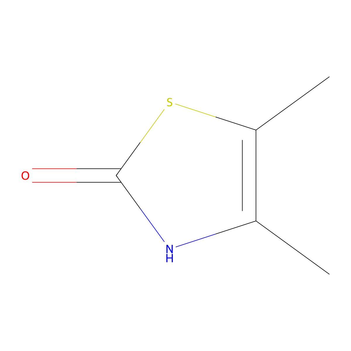 4,5-Dimethyl-2,3-dihydro-1,3-thiazol-2-one molecular structure, CAS 25444-99-9