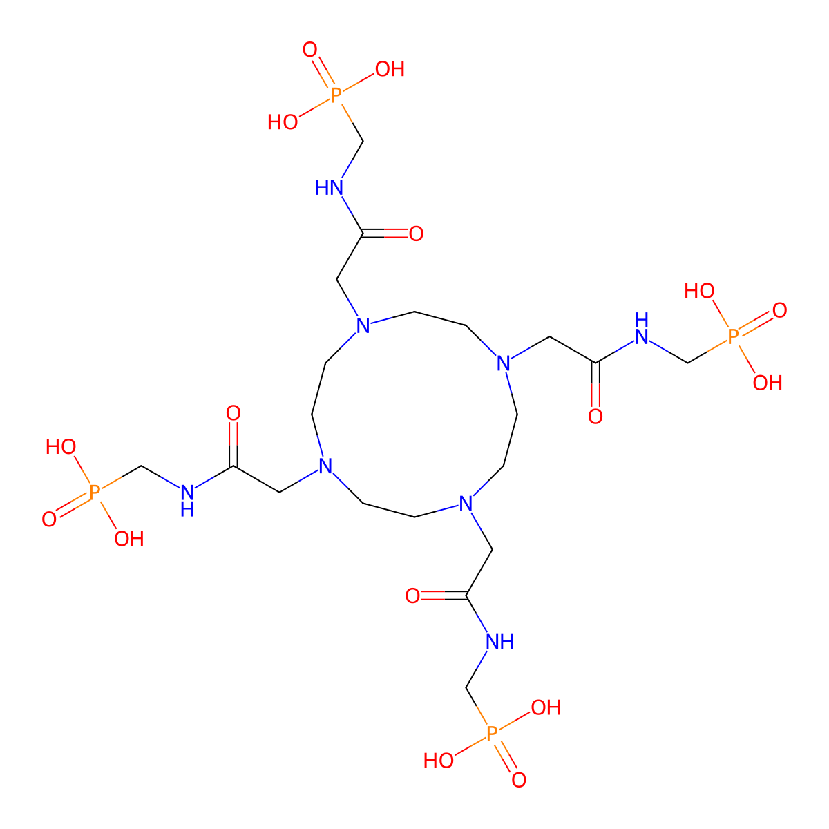 Dota-4AMP molecular structure, CAS 254444-71-8