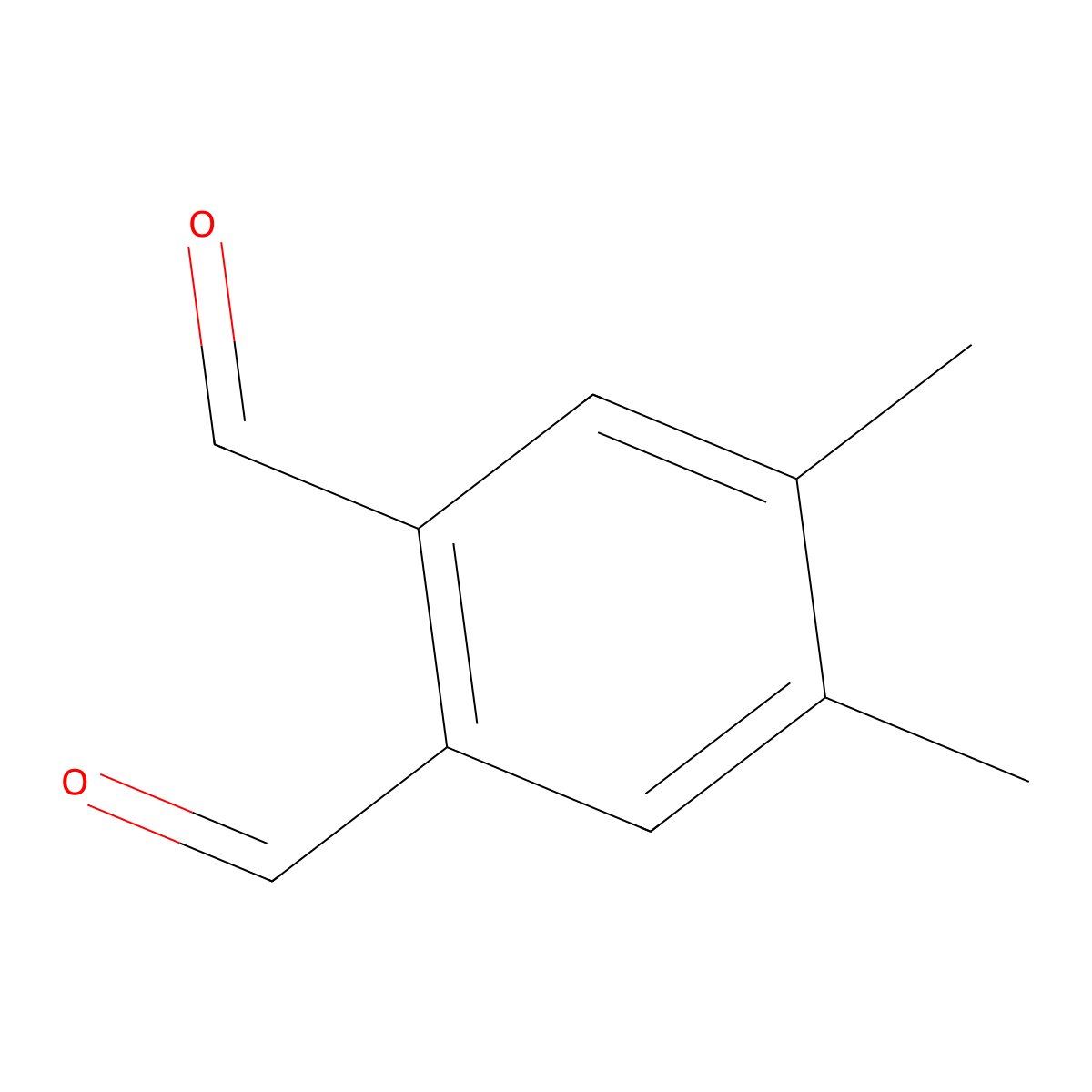 4,5-Dimethylbenzene-1,2-dicarbaldehyde molecular structure, CAS 25445-42-5