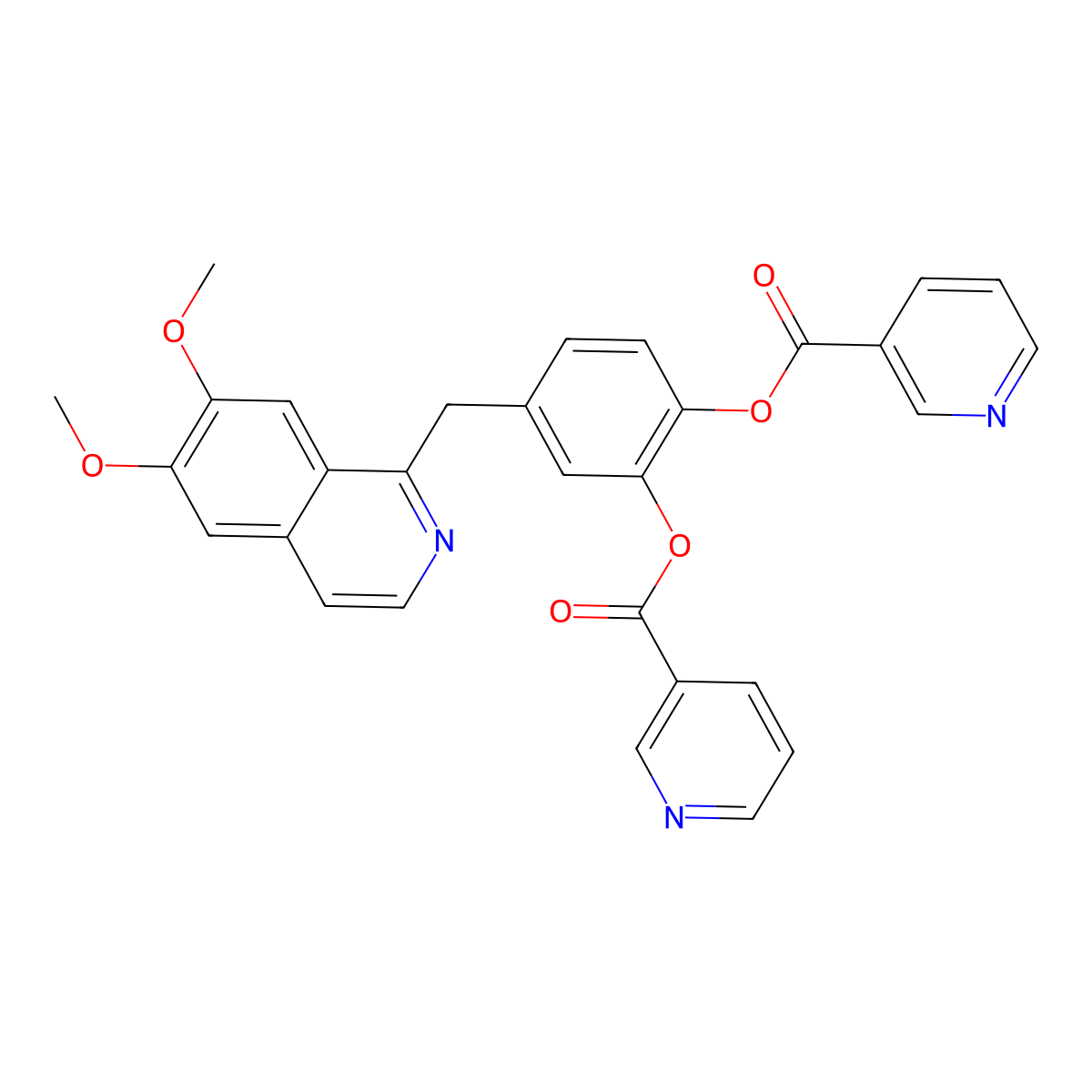 Niceverine molecular structure, CAS 2545-24-6
