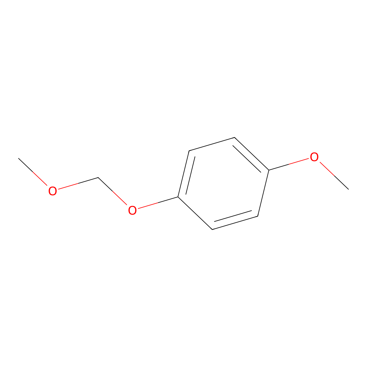1-Methoxy-4-(methoxymethoxy)benzene molecular structure, CAS 25458-46-2