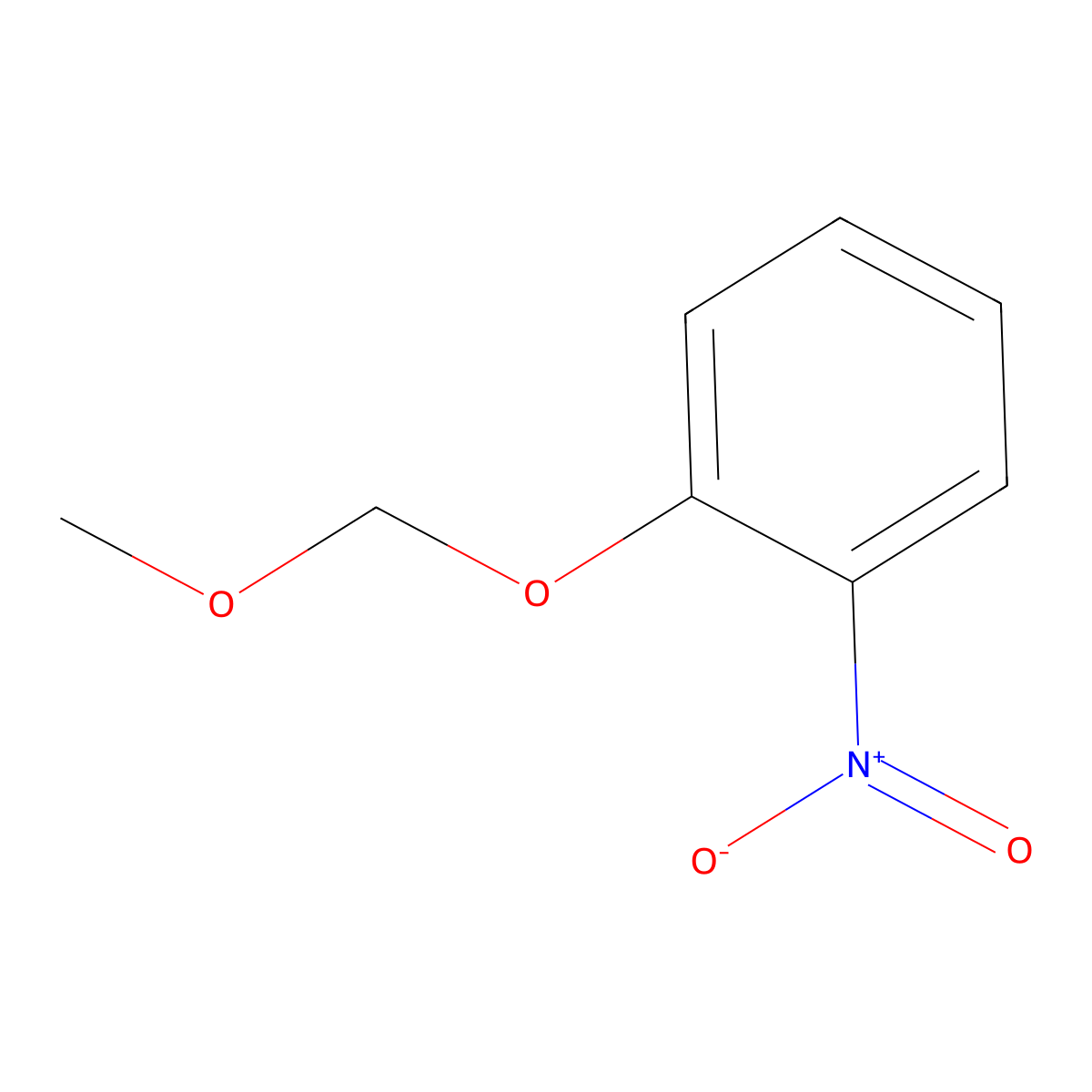1-(Methoxymethoxy)-2-nitrobenzene molecular structure, CAS 25458-47-3