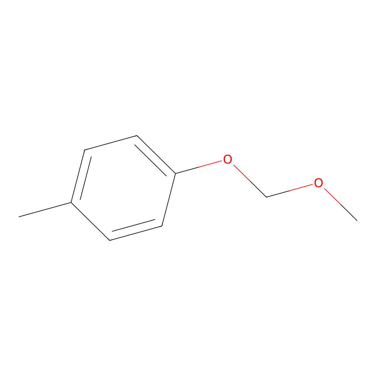 1-(Methoxymethoxy)-4-methylbenzene molecular structure, CAS 25458-49-5