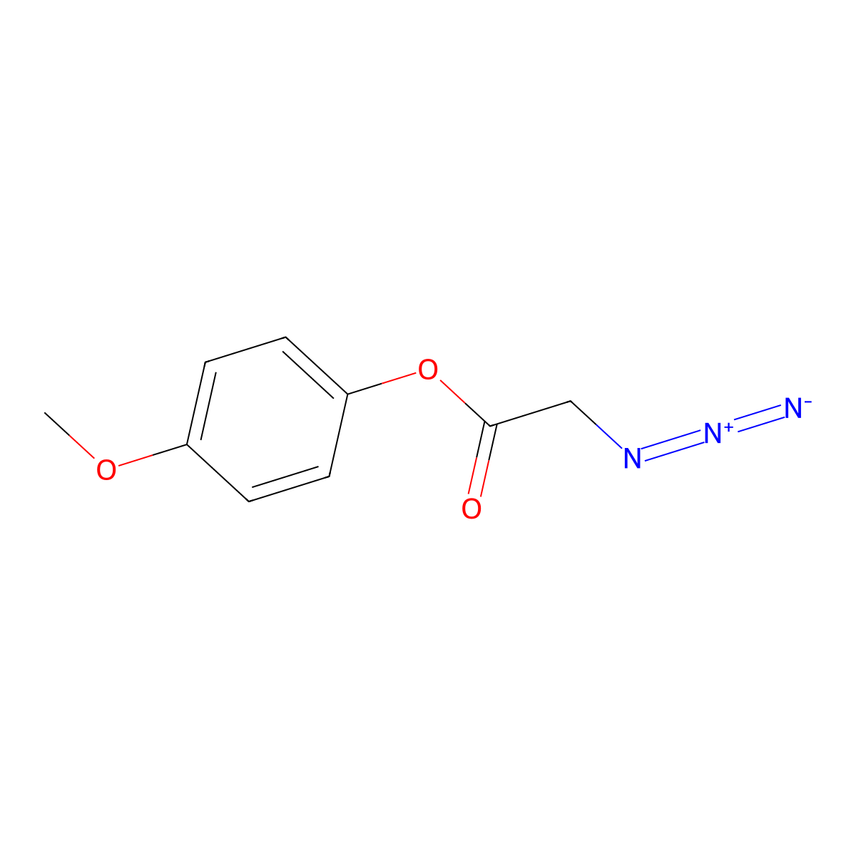 N3Ac-OPhOMe molecular structure, CAS 2546513-31-7
