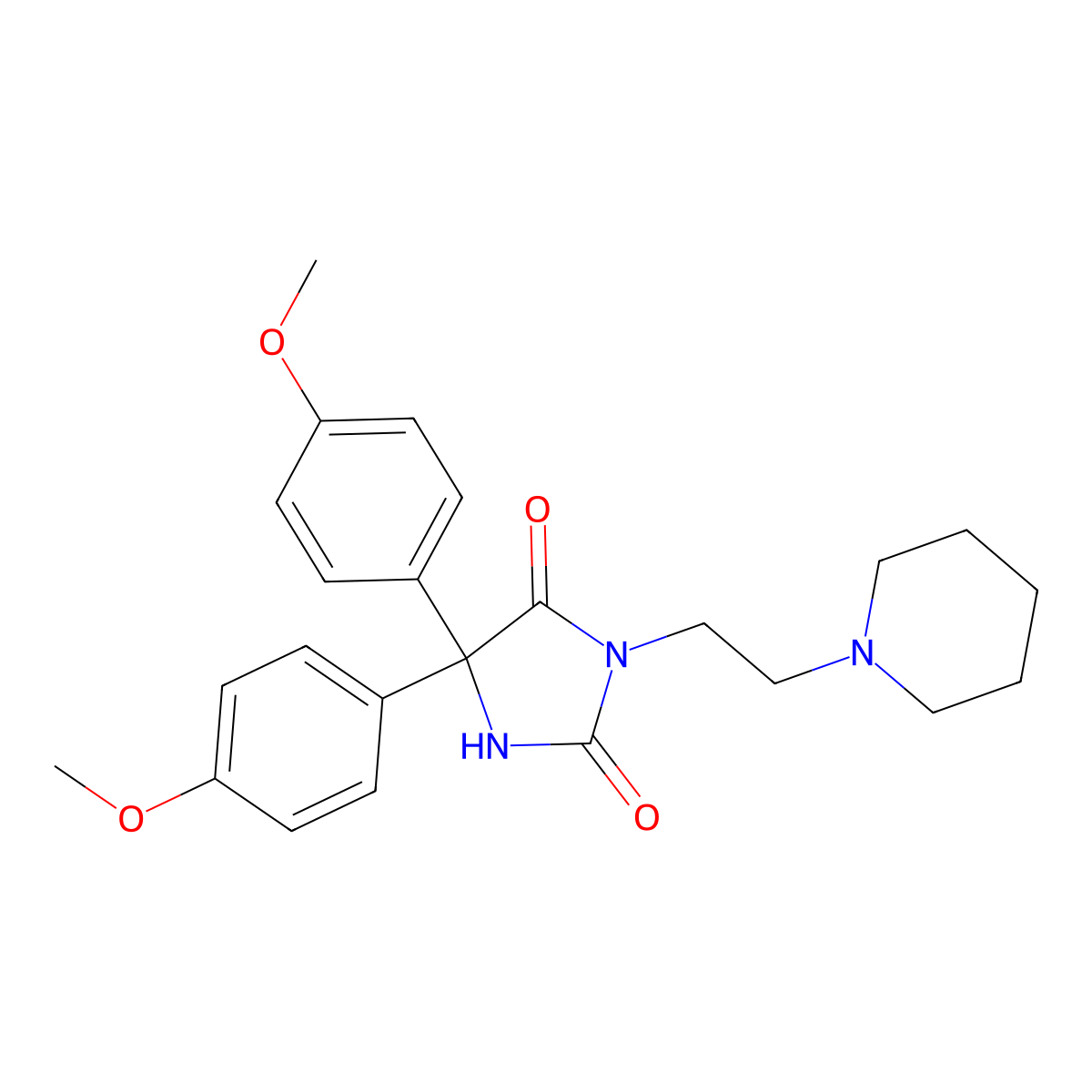 Idanpramine molecular structure, CAS 25466-44-8