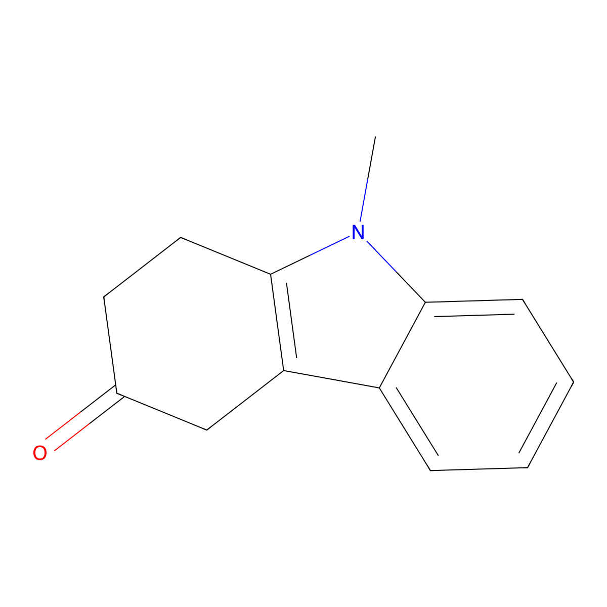 9-methyl-1,2,4,9-tetrahydro-3H-carbazol-3-one molecular structure, CAS 25473-70-5