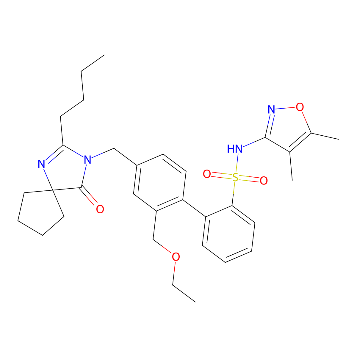 Sparsentan molecular structure, CAS 254740-64-2