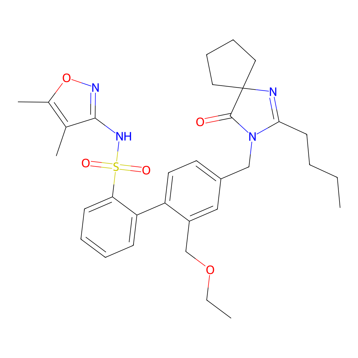 Sparsentan molecular structure, CAS 254740-64-2