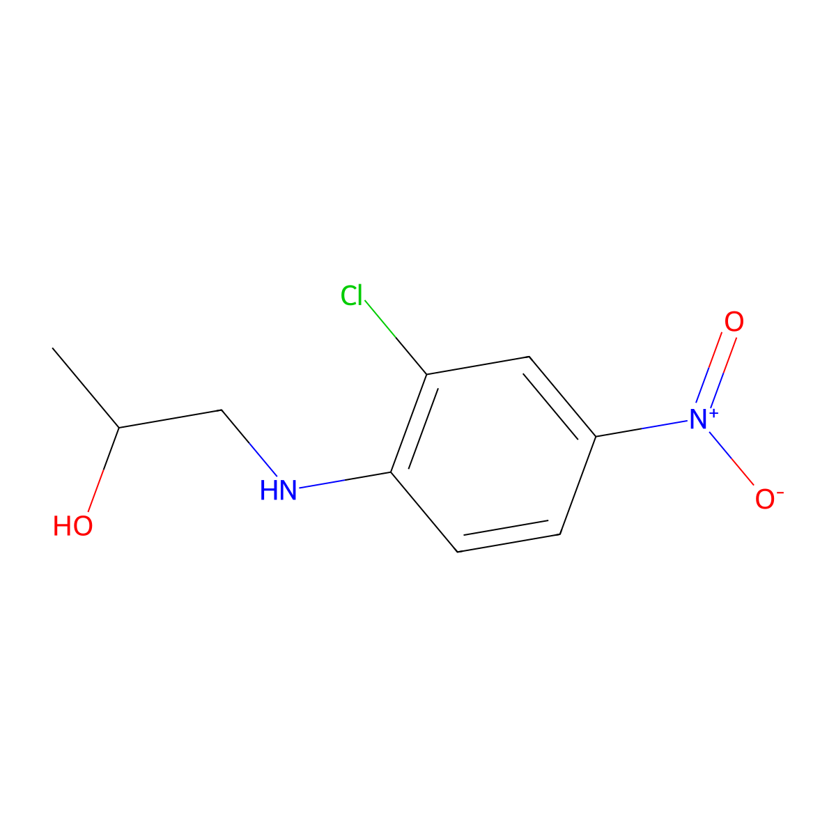 1-[(2-Chloro-4-nitrophenyl)amino]propan-2-ol molecular structure, CAS 254747-54-1