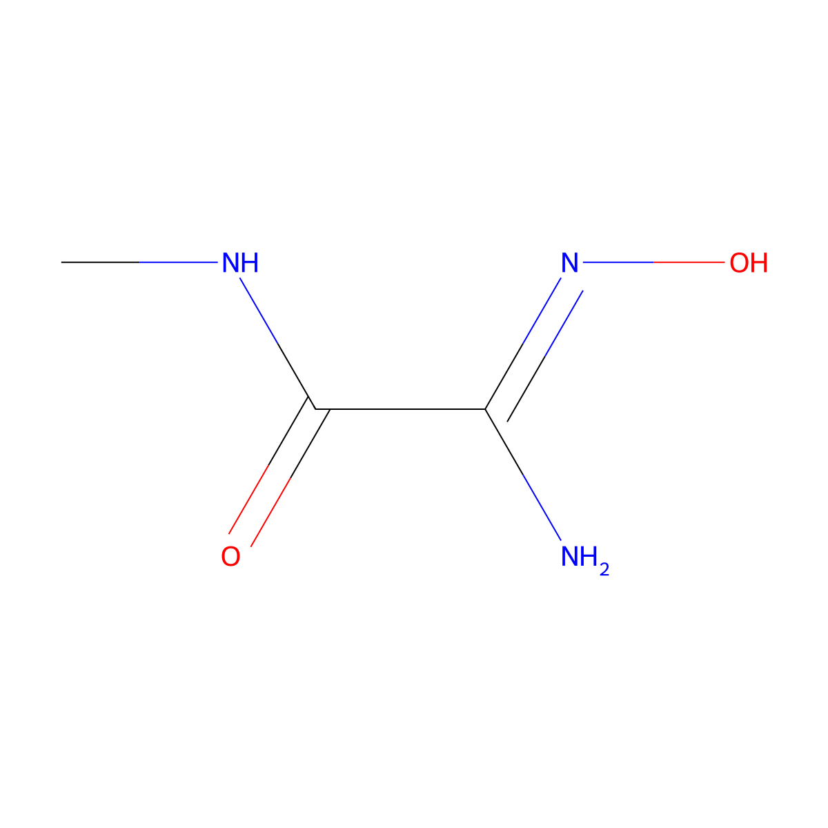(2Z)-2-Amino-2-(hydroxyimino)-N-methylacetamide molecular structure, CAS 25475-12-1