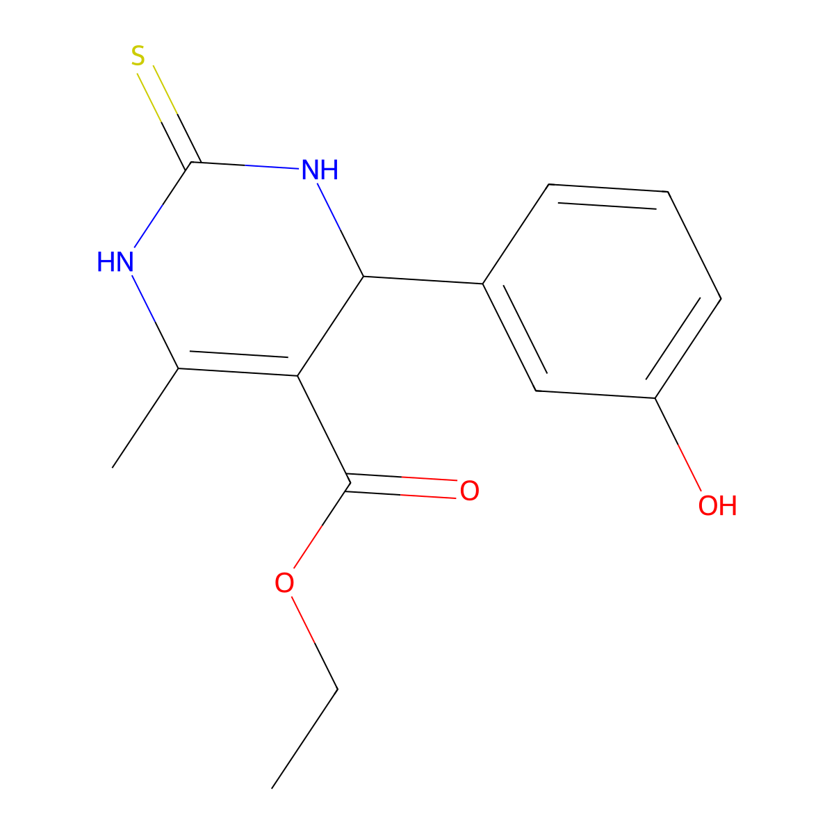 Monastrol molecular structure, CAS 254753-54-3