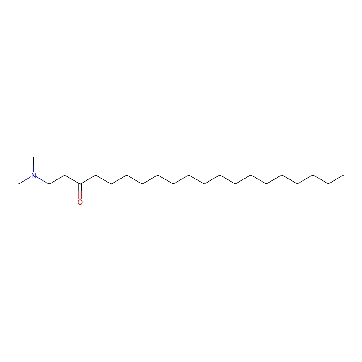 1-(Dimethylamino)icosan-3-one molecular structure, CAS 254753-55-4