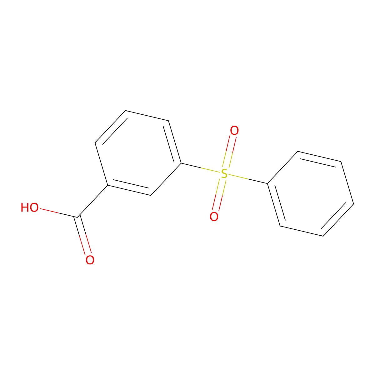 3-(Phenylsulfonyl)benzoic acid molecular structure, CAS 2548-44-9