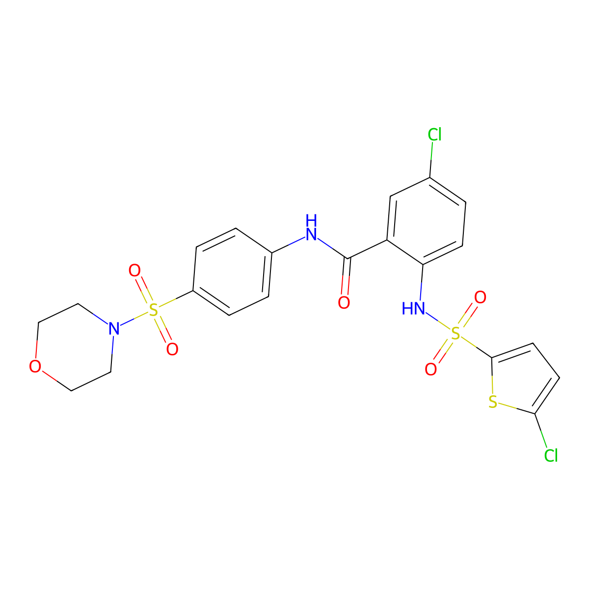 Ataciguat molecular structure, CAS 254877-67-3